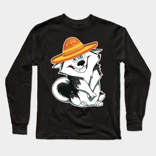 Cute dog alaska mexico cinco de mayo Long Sleeve T-Shirt